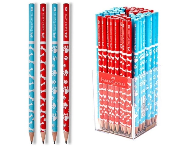Faber Castell Desenli Puppy Kurşun Kalem ürün görseli 1