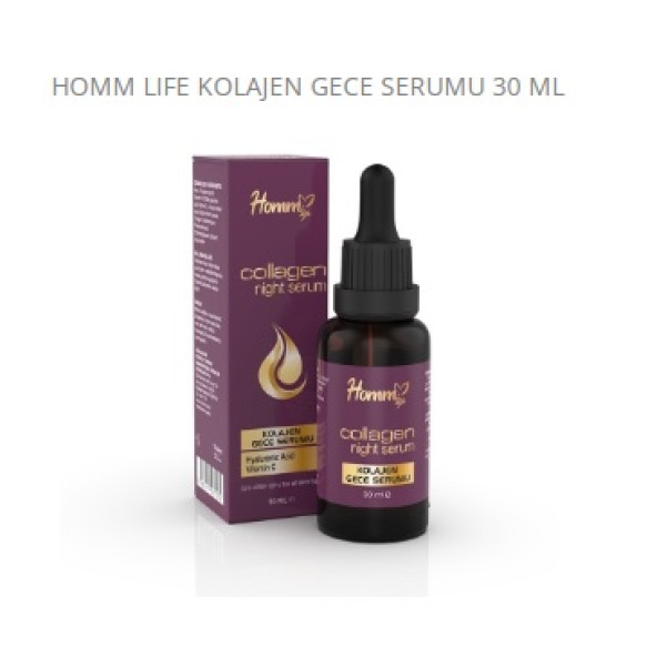 HOMM LIFE KOLAJEN GECE SERUMU 30 ML ürün görseli 1