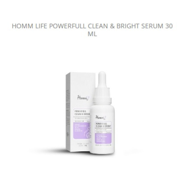 HOMM LIFE POWERFULL CLEAN & BRIGHT SERUM 30 ML - Resim 2