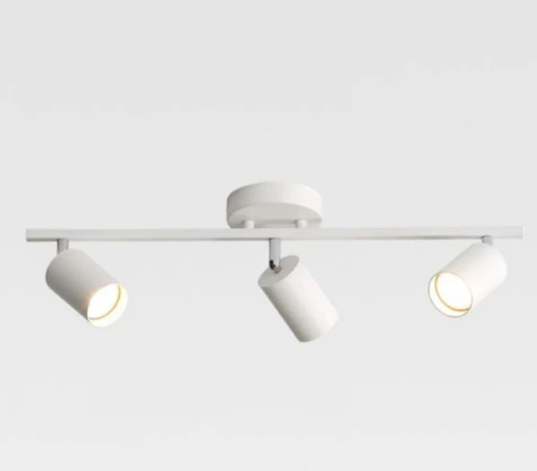 Mylights üçlü beyaz LED spot avize Panasonic ampullu Günışığı ampullü hareketli ürün görseli 1