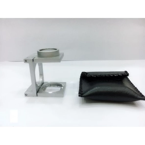 1 Cm Full Çelikkaplı Full Çelik Kaplı Katlamalı Büyüteç Th-9008A ürün görseli 1
