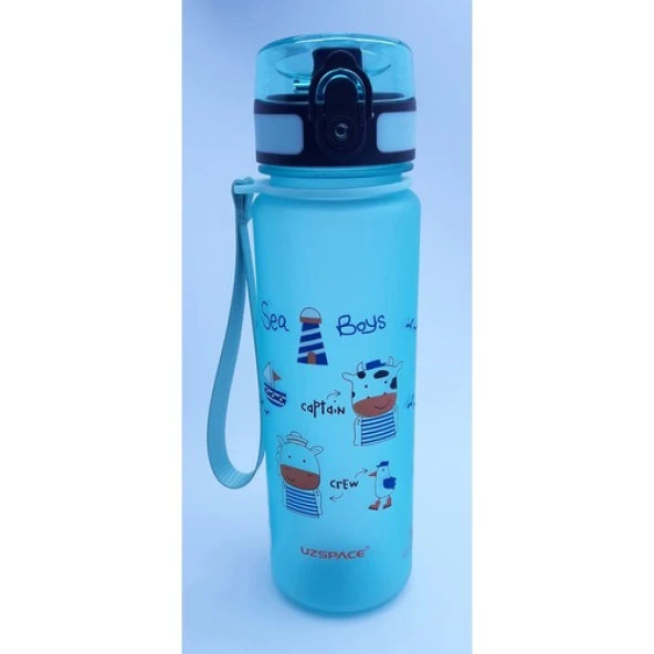 Uzspace Tritan 500 ml (Spindriff Blue-Sea Boys) Matara 3026-5 ürün görseli 1