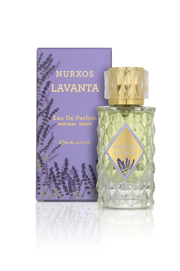 Nurxos Lavanta Kadın Parfüm EDP 65 ML – Çiçeksi Odunsu Kalıcı Koku - 9712 ürün görseli 1
