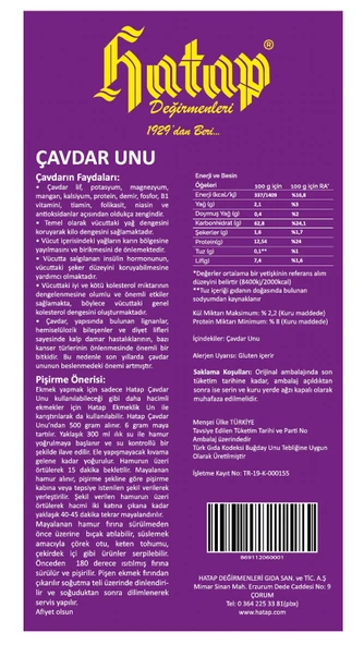 Hatap Çavdar Unu 5 X 1 kg - Resim 2