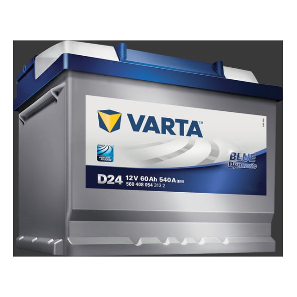 Varta D24 12V 60 Ah Blue Dynamic Akü Eski akü yollmanız gerekmiyor - 2025 ürün görseli 1