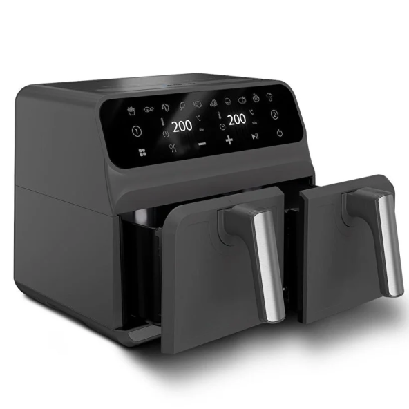 Blaupunkt D7800 Taste Master Çift Hazneli Air Fryer 4+4 lt Yağsız Fritöz ürün görseli 1