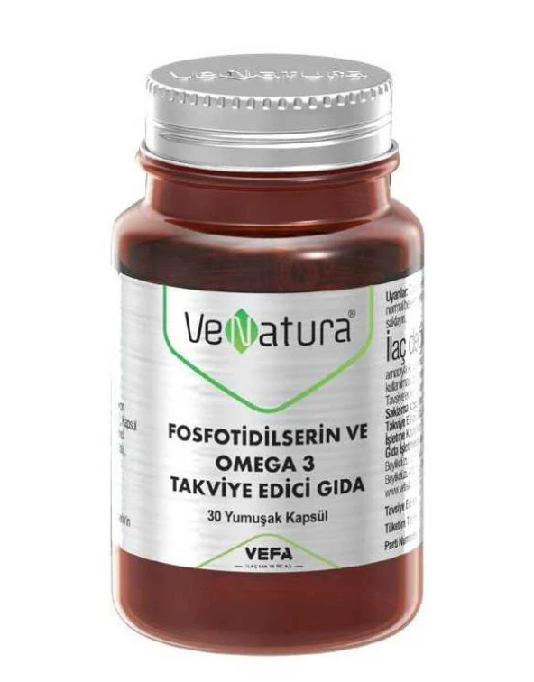 Venatura Fosfotidilserin ve Omega 3 30 Kapsül ürün görseli 1