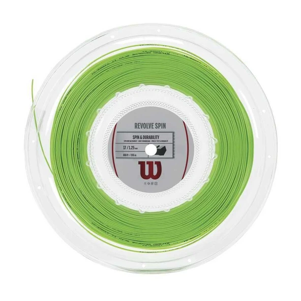 Wilson Revolve Spin Yeşil 1.25 200M Rulo Kordaj WRZ907500 ürün görseli 1