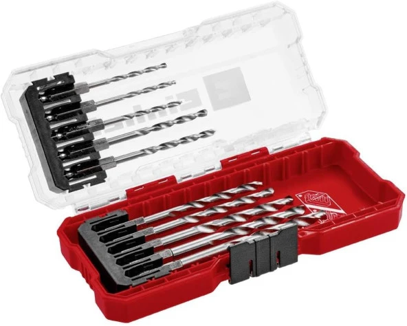 Einhell S-Case 10 Parçalı Metal Matkap Ucu Seti (Hss4241 Çelik, E 6.3 Şaft, 135° Split-Point Uç, Rulo Haddelenmiş Tip N Spiral, Saklama Kutusu Dahil) ürün görseli 1