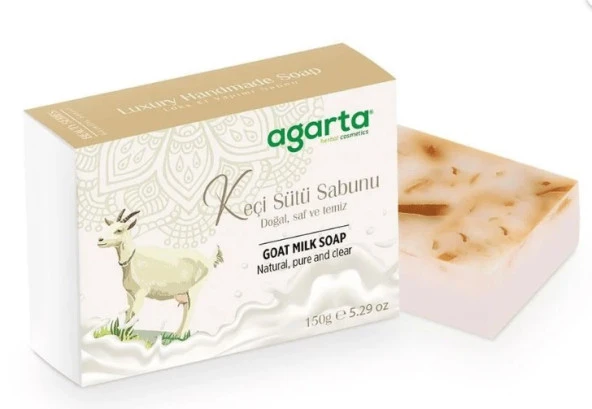 Agarta Doğal El Yapımı Keçi Sütü Sabunu 150 Gr 8699943340605 ürün görseli 1