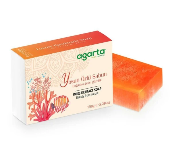 Agarta Doğal El Yapımı Yosun Özlü Sabun 150 Gr 8699943340506 ürün görseli 1