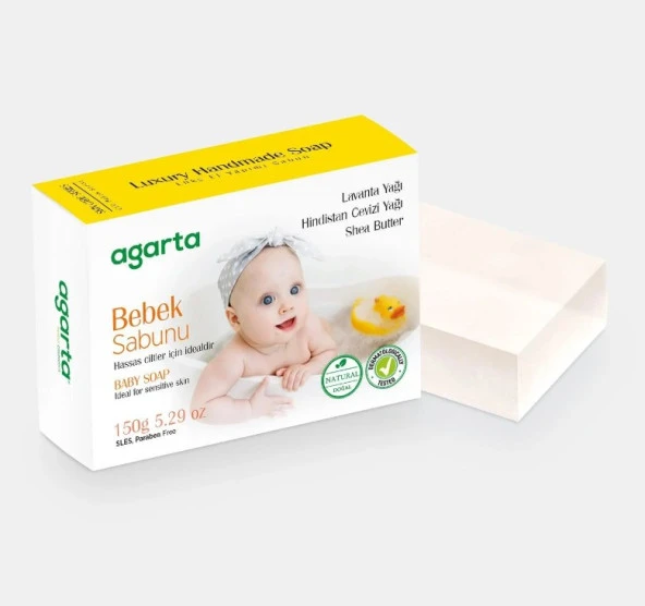 Agarta Doğal El Yapımı Bebek Sabunu 150 Gr 8699943340209 ürün görseli 1