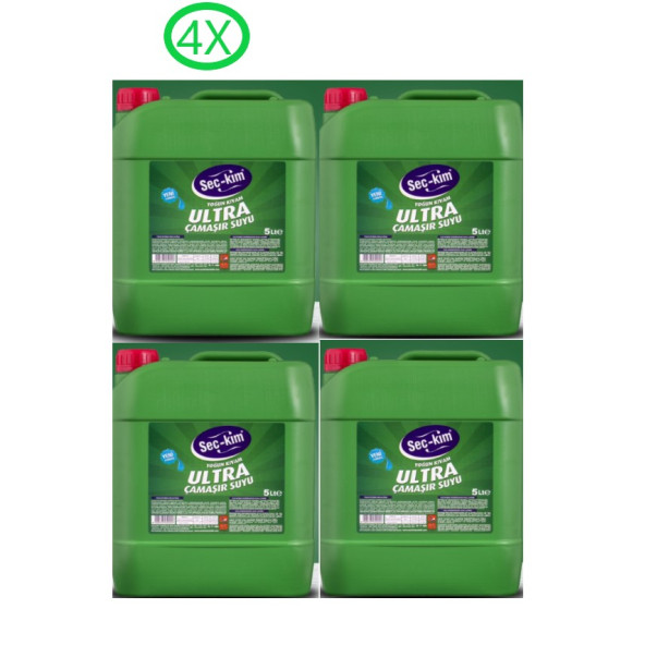 Seçkim Ultra Kıvamlı Çamaşır Suyu 5 Litre X 4 ADET ürün görseli 1