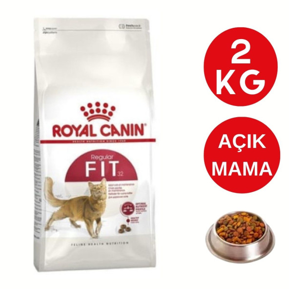 Royal Canin Fit 32 Yetişkin Açık Kuru Kedi Maması 2 Kg ürün görseli 1