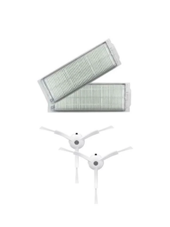 srfn ticaret Xiaomi Mop 2 Lite MJSTL Uyumlu Hepa ve Yan Fırça Seti - 4 Parça ürün görseli 1
