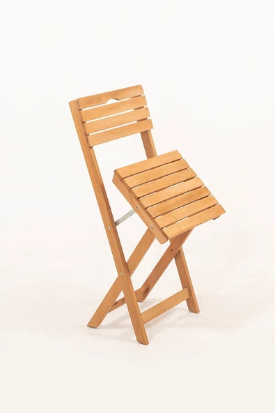 Balkon Bahçe Mutfak 3'lü Bistro Set Katlanır - Resim 2