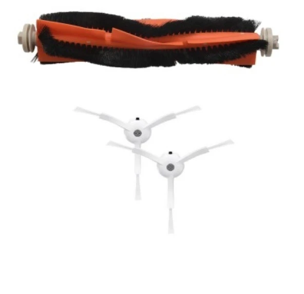 srfn ticaret Xiaomi Mop 2 Lite MJSTL Uyumlu Ana Fırça ve Yan Fırça Seti ürün görseli 1