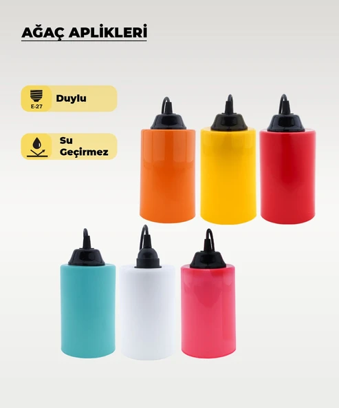 Neon Ağaç Feneri 6'lı Set ürün görseli 1