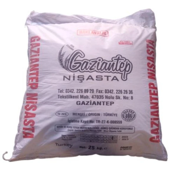 GAZİANTEP BUĞDAY NİŞASTA (25 KG.) ürün görseli 1