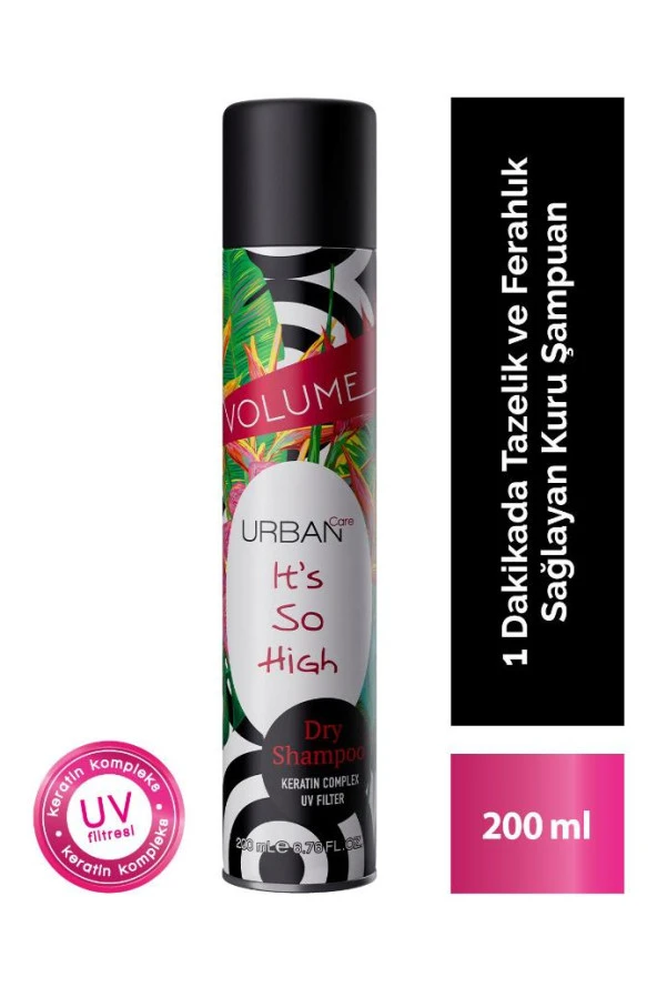Urban Care Tropik Kokulu Hacimlendirici Kuru Şampuan - Vegan - +Uv Korumalı - 200 Ml ürün görseli 1