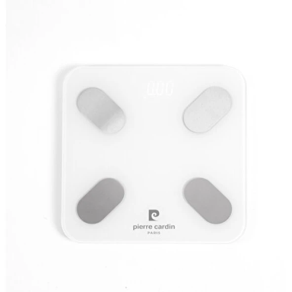 Pierre Cardin Yağ/kas/su Oranı Ölçümü Fonksiyonlu Akıllı Bluetooth Baskül PC-B30001 ürün görseli 1