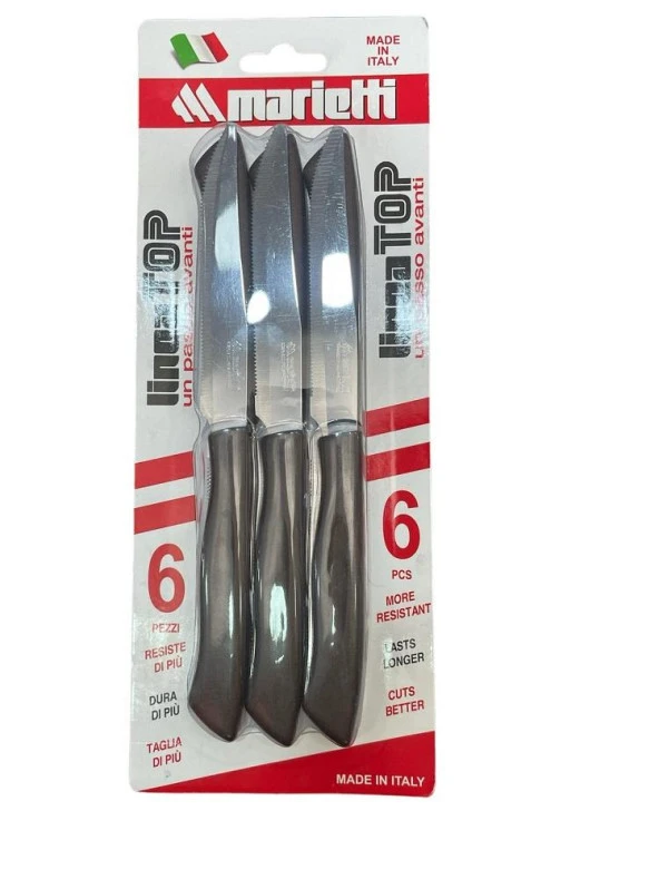 Marietti Linea Steak Bıçağı 6'lı 27TPB06 ürün görseli 1