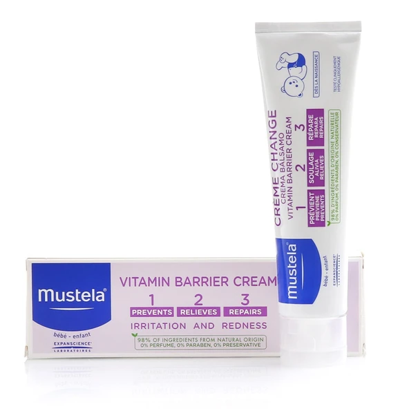 Mustela Vitamin Bariyer 1.2.3 50 ml Pişik Kremi ürün görseli 1