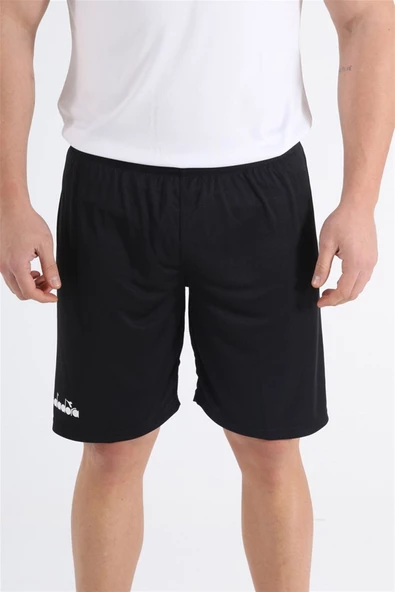 Diadora Düz  Siyah Antrenman - Spor Şort - DDANT-SORT ürün görseli 1