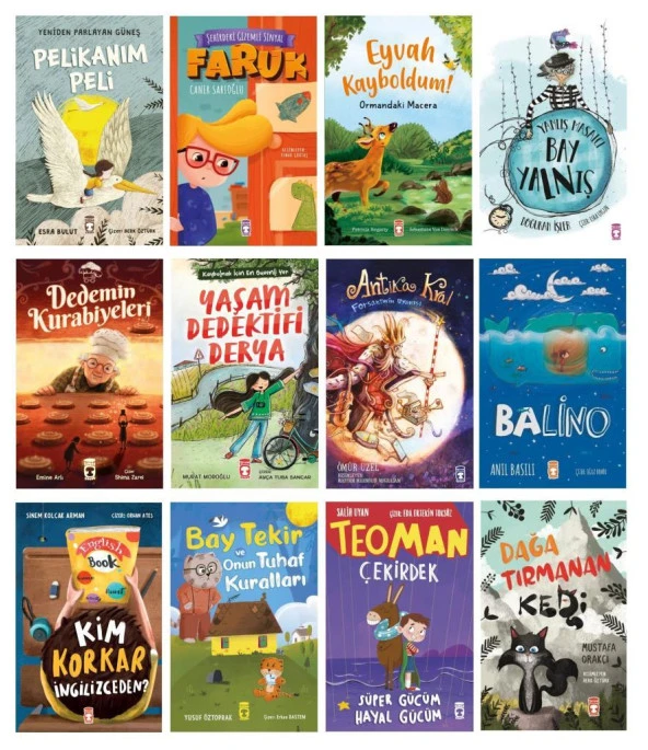Timaş 2. ve 3. Sınıf Dedemin Kurabiyeleri Okuma Kitaplığı 12 Kitap ürün görseli 1