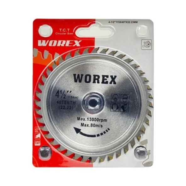 Worex Sunta Testeresi 115/40T x 22,23 mm - Resim 3