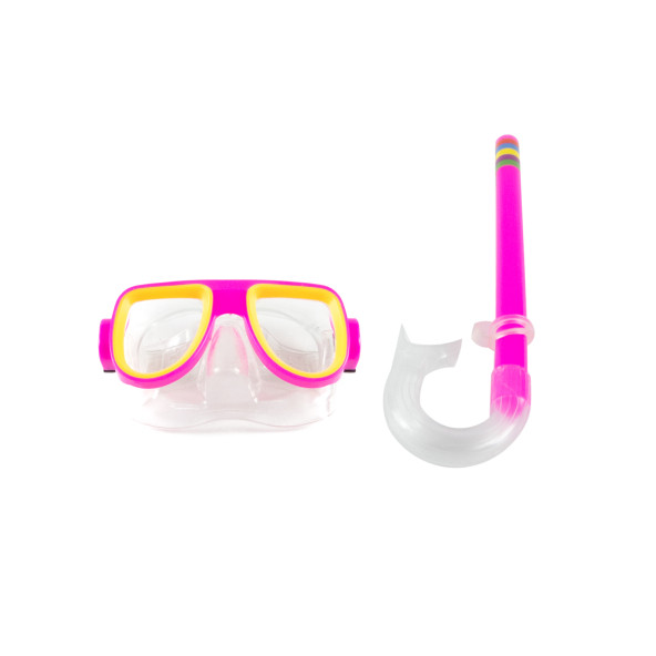 Şnorkel Maske Şnorkel Set Pembe ürün görseli 1