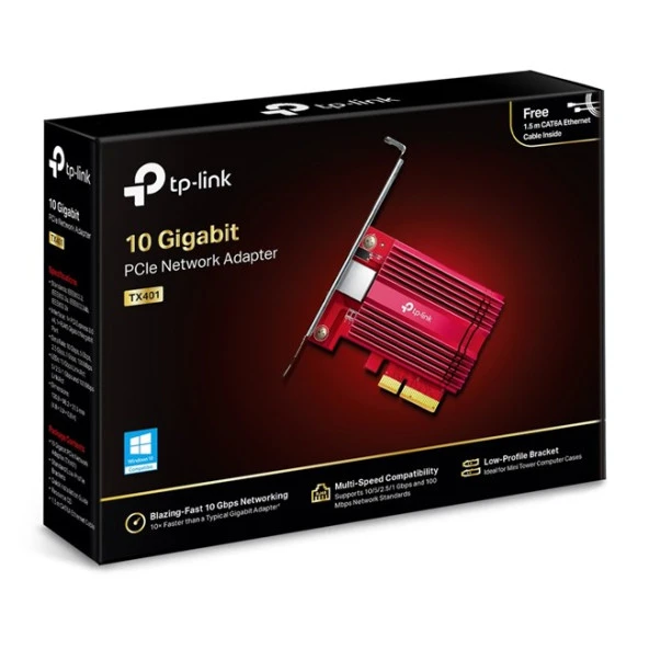 TP-LINK Tp-Link TX401 Gigabit PCIe Ag Adaptörü ürün görseli 1