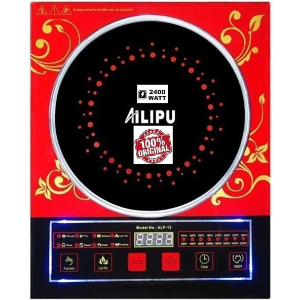 Aılıpu Alp-12 2400 W Tek Gözlü Dokunmatik Elektrikli Indiksiyon Ocak Ailipu. Alp-12 2400 W ürün görseli 1