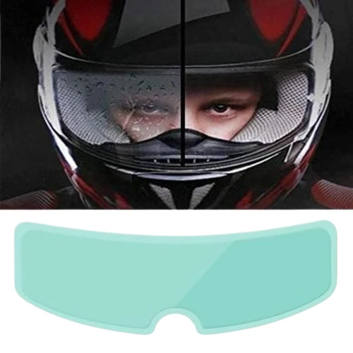 Buğu Önleyici Motosiklet Kaskı Vizörü Su Geçirmez Dayanıklı Çizik Koruma Lens Filmi ürün görseli 1