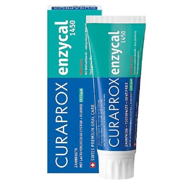 Curaprox Enzycal Diş Macunu 1450 PPM 75ml ürün görseli 1