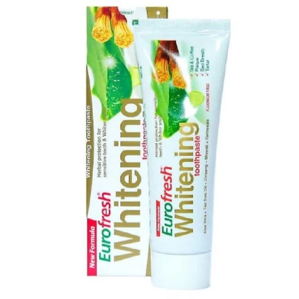 Farmasi Eurofresh Whitening Aloe Veralı Misvaklı Beyazlatıcı Diş Macunu 112 gr ürün görseli 1