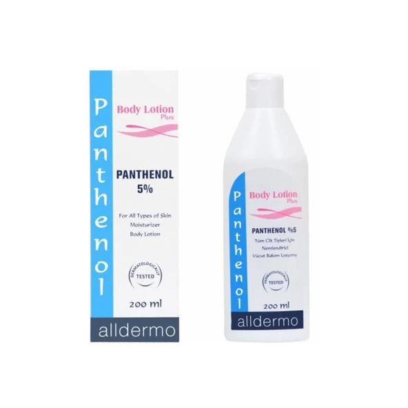 Alldermo Panthenol Body Losyon 200 ml ürün görseli 1