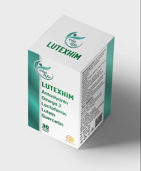Lutexhim Lactoferrin, Antosiyanin, Omega 3, Quersetin, Lutein, Zeaksantin 30 Soft jel ürün görseli 1
