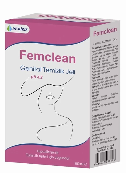 Femclean İntim Jel 300 ml ürün görseli 1