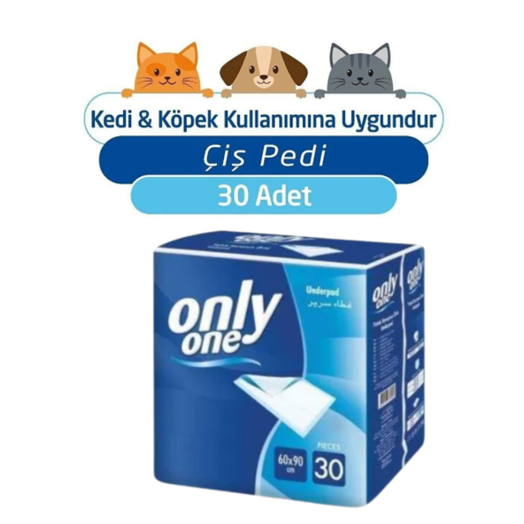 ONLYONE 60x90cm Kedi Köpek Çiş Pedi 30 Adet ürün görseli 1