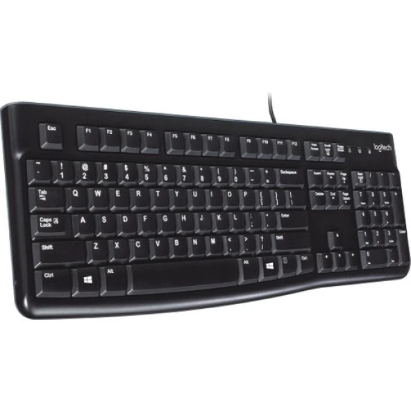Logitech K120 USB Kablolu Türkçe Q Klavye - Siyah ürün görseli 1