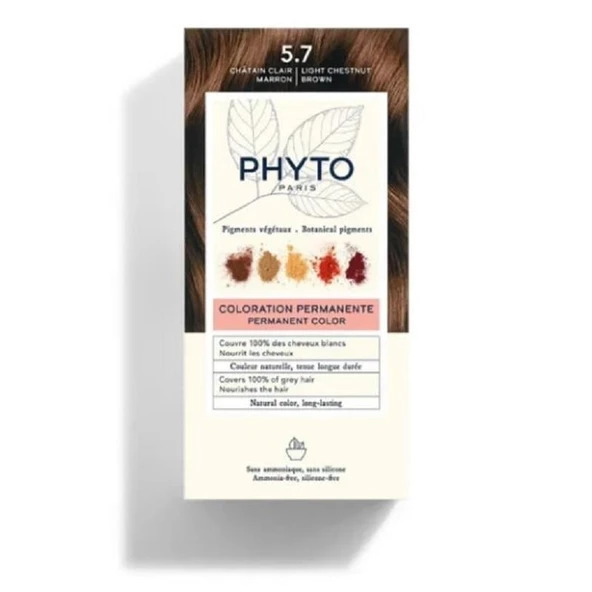Phyto Color Saç Boyası 5.7 Açık Kestane Bakır ürün görseli 1