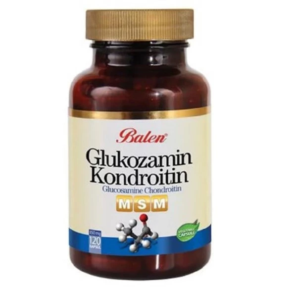 Balen Glukozamin & Kondroitin & MSM Kapsül 970 mg 120 Tablet ürün görseli 1
