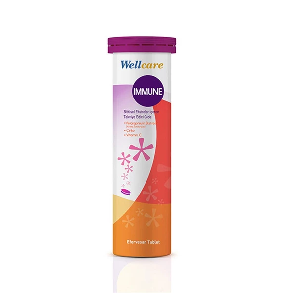 Wellcare Immune Pelargonium 15 Efervesan Tablet ürün görseli 1