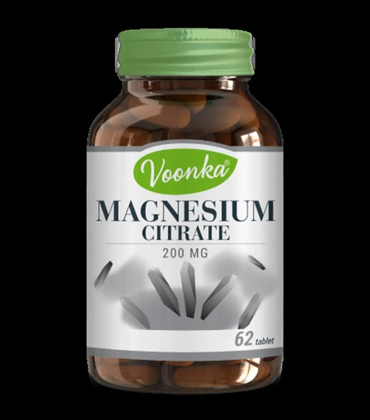Voonka Magnesium Citrate 200 mg 62 Kapsül ürün görseli 1