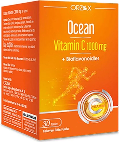 Ocean Vitamin C 1000 mg 30 Tablet ürün görseli 1