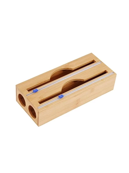 Mien MEN430 Bambu Streç Folyo Kutusu 2 Bölmeli 17,5x9,5x10 cm ürün görseli 1