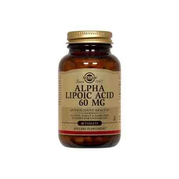 Solgar Alpha Lipoic Acid 60 mg 60 Kapsül ürün görseli 1