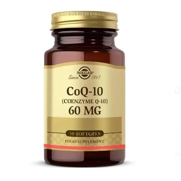 Solgar Coenzyme Q-10 60 mg 30 Kapsül ürün görseli 1