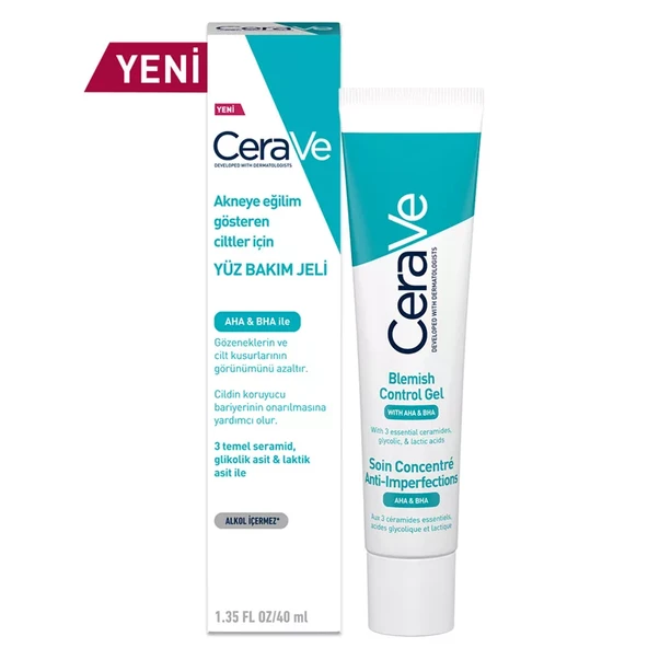 Cerave Akneye Eğilim Gösteren Ciltler Için Yüz Bakım Jeli 40 ml ürün görseli 1